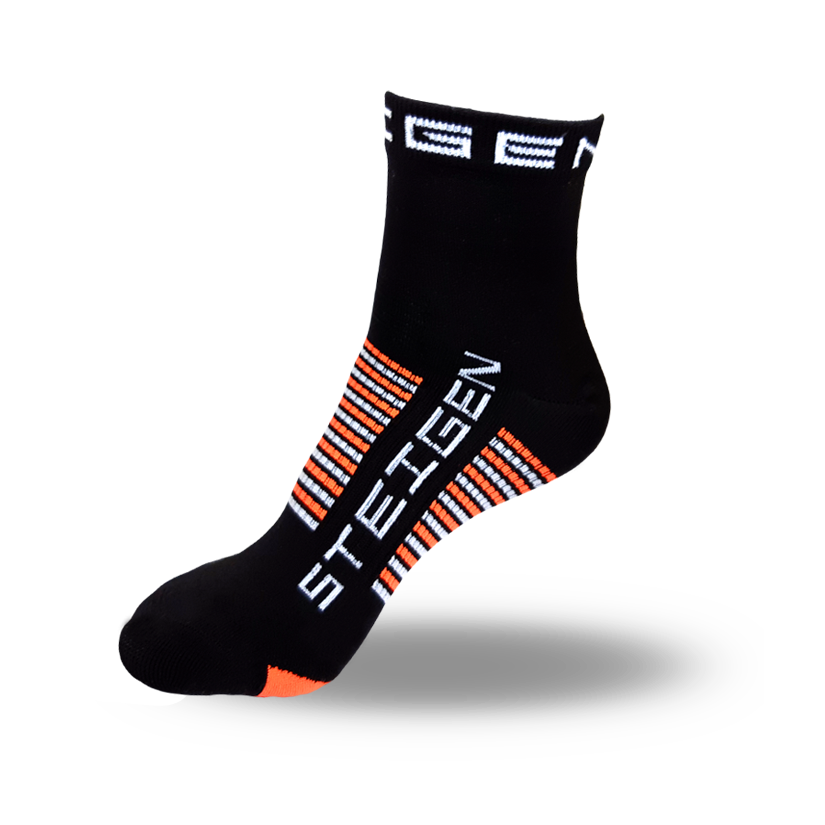 Kids Black Running Socks ¼ Length